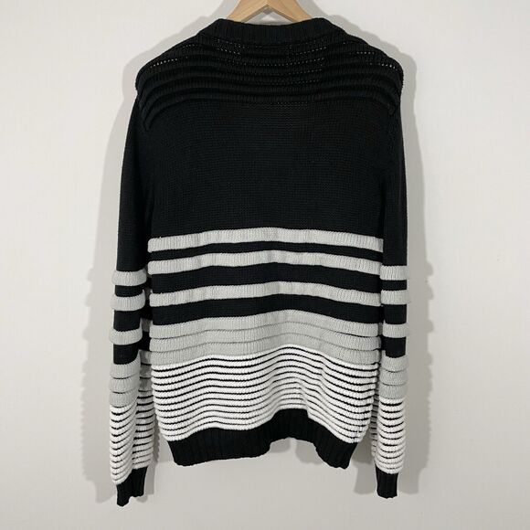 Public School New York PSNY Chunky Knit Ribbed Cardigan Women’s Sz Small Relaxed - Picture 6 of 8